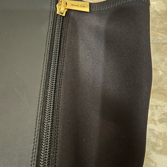 Michael Kors Leather Women’s Finley Tall Riding Boots-Black/Brown. NEW - Picture 10 of 10